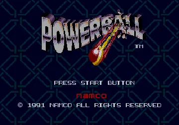 Wrestleball (Japan) screen shot title